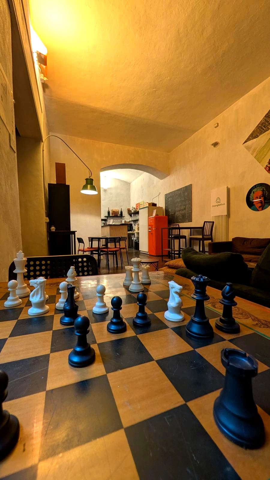 Sala giochi da tavolo in inglese